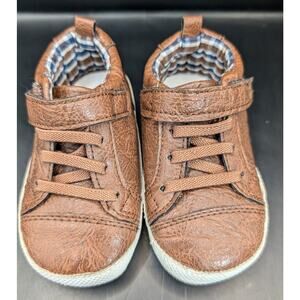 Surprize Stride Rite Limitless Lee Sneaker/Shoes Brown Infant 6-12 Months Sz 3
